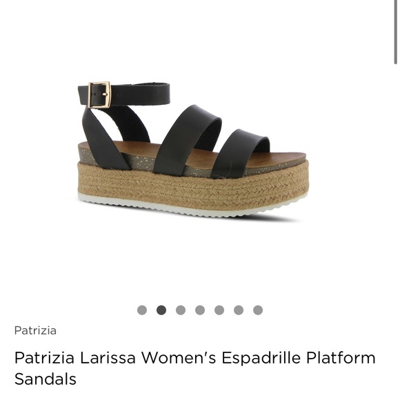Black espadrille sandals - Picture 1 of 5